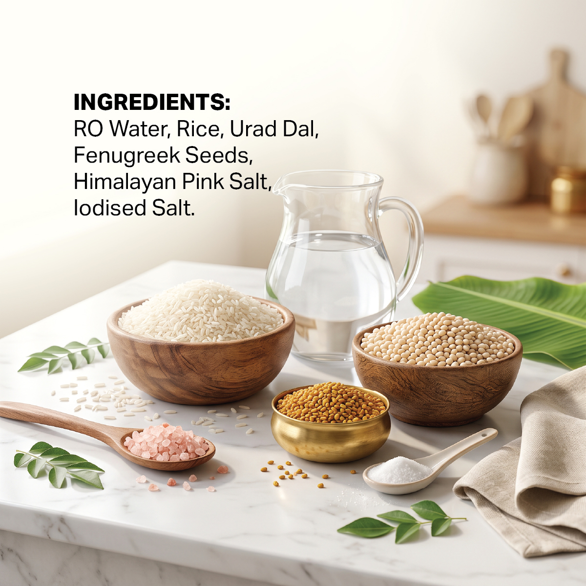 Idly batter ingredients