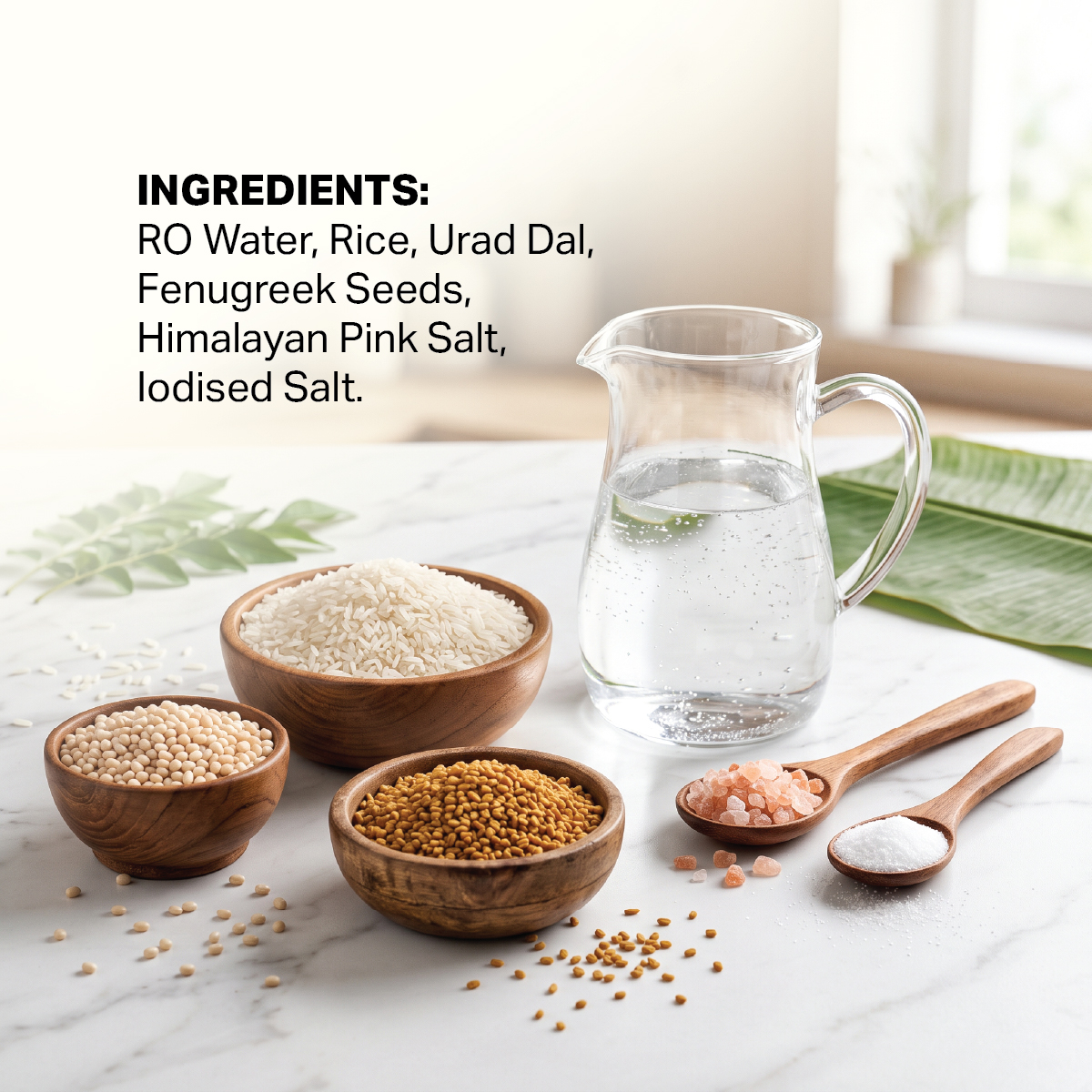 Dosa batter ingredients