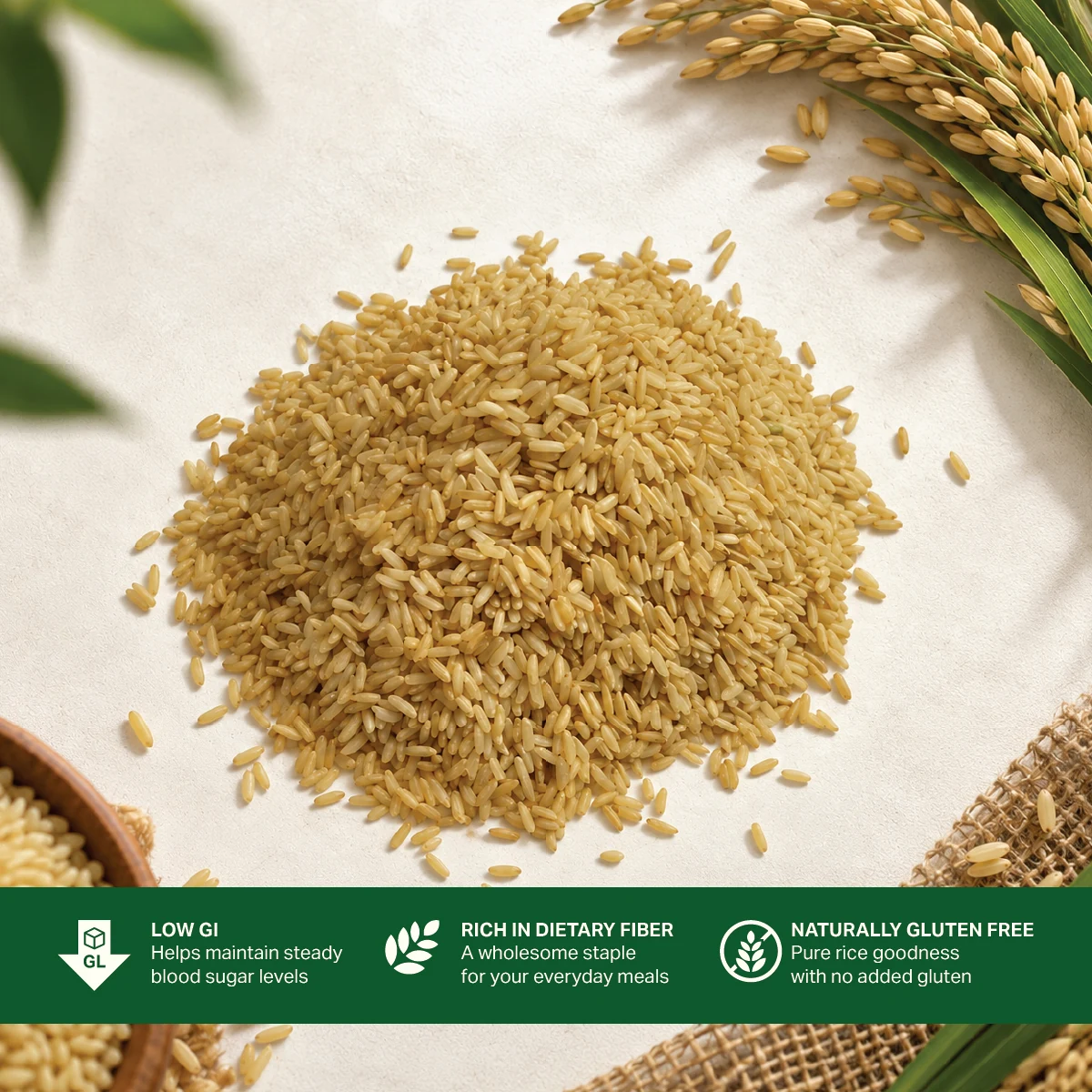 Low GI rice nutrition highlights
