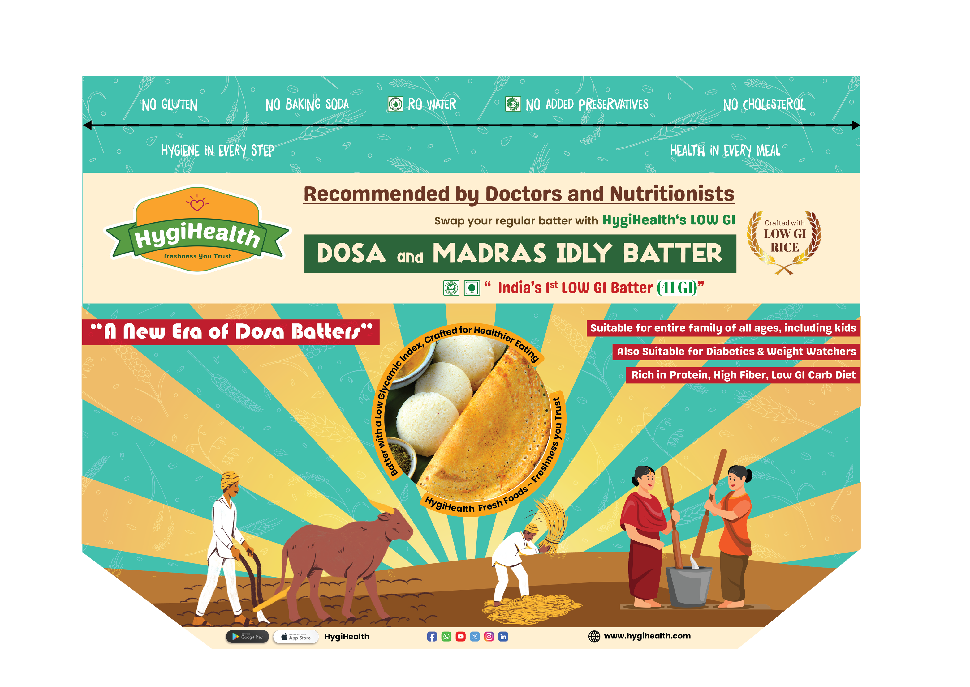 Low GI           Dosa & Madras Idly Batter Thumbnail 2
