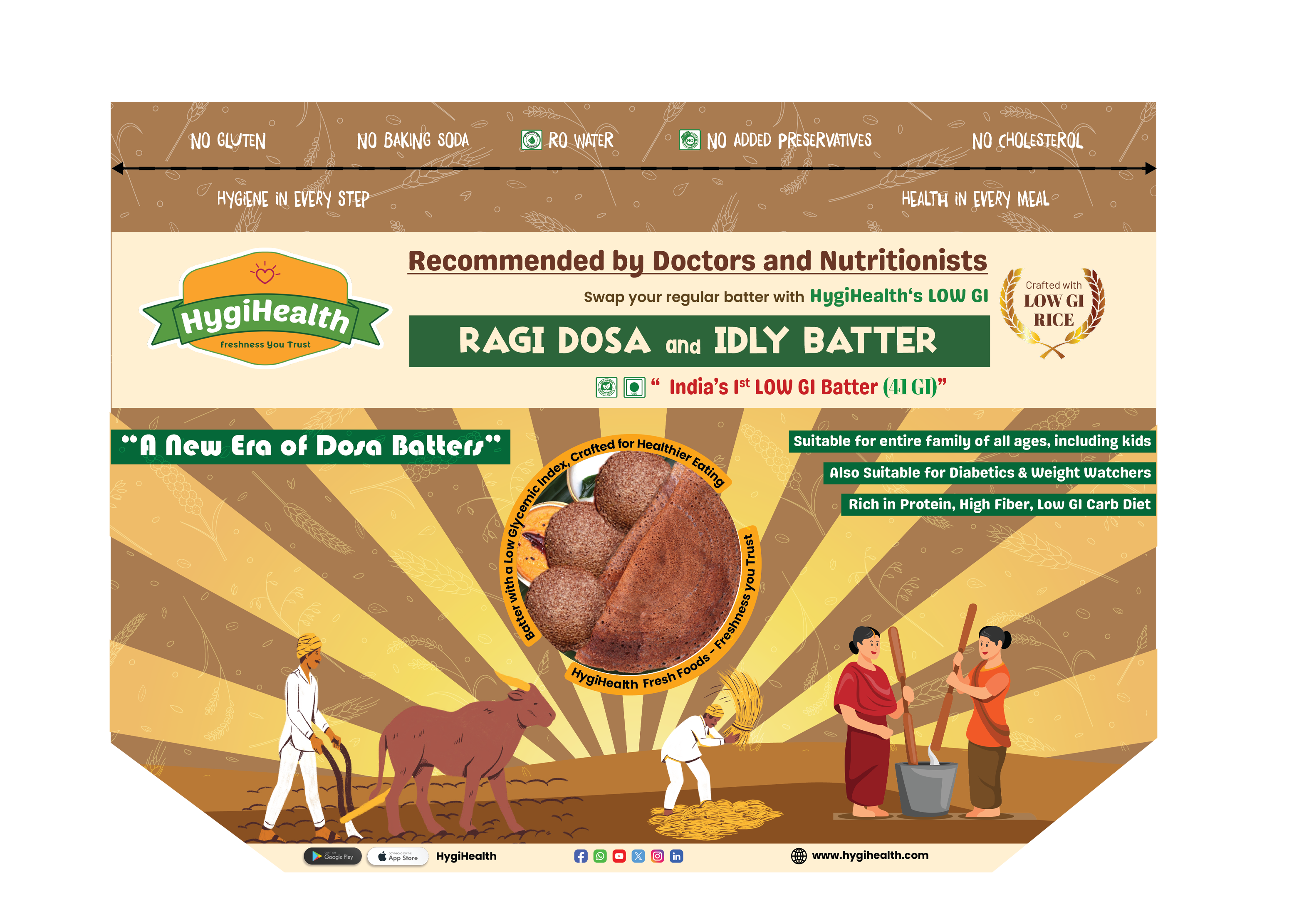 Ragi Low GI Dosa & Idly Batter Thumbnail 2