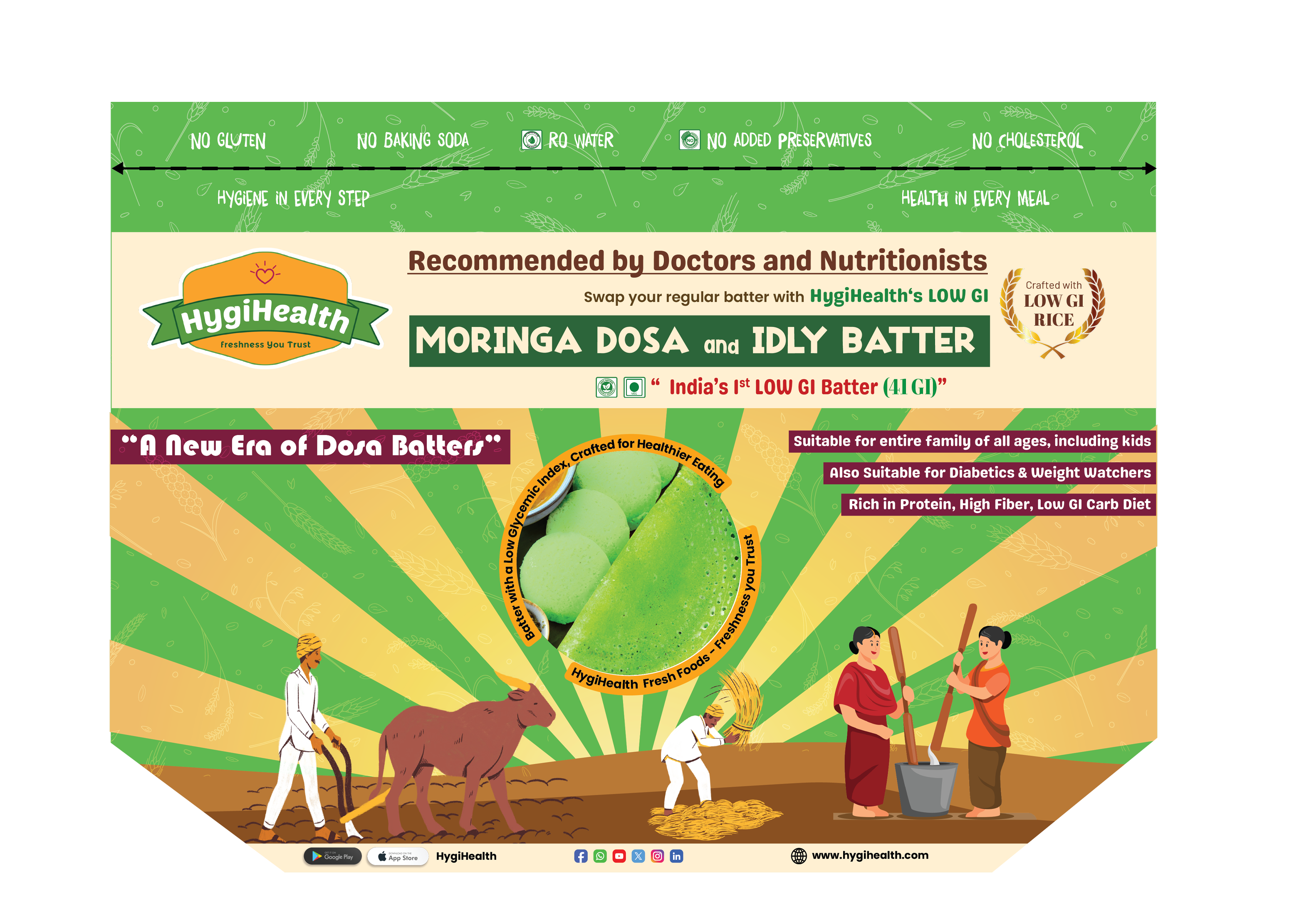 Moringa Low GI Dosa & Idly Batter Thumbnail 2